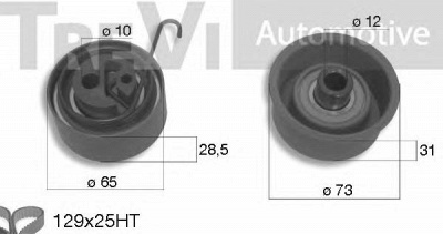 TREVI AUTOMOTIVE kd1271 -  Комплект ремня ГРМ